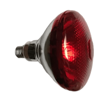 Лампа ИК 150 W 240 V  LuxLight BR38 твердое стекло красная Китай