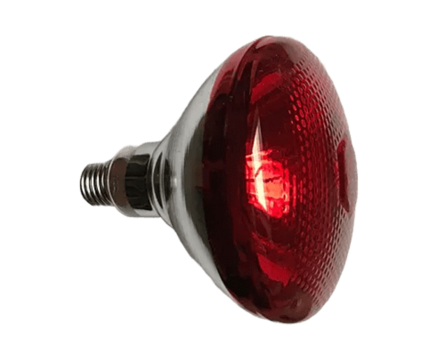 Лампа ІК 150 W 240 V LuxLight BR38 тверде скло червона Китай