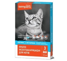 Семперо Sempero краплі від бліх і кліщів для котів від 2-х кг 0,5 мл Vitomax 