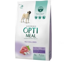 Сухой корм для собак малых пород Adult Dogs Small Duck с уткой 4 кг Optimeal