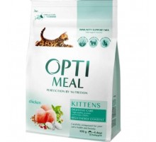Корм для котят  ОПТИМИЛ  OPTIMEAL сухой курица 200 г