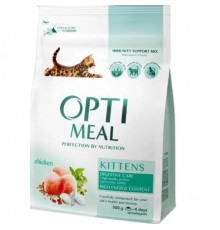 Корм для котят  ОПТИМИЛ  OPTIMEAL сухой курица 200 г