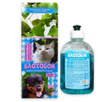 Шампунь для собак и котов Блохобой Короткошерстные от блох и клещей 200 мл Норис