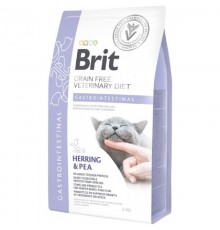 Сухой корм для котов VD Gastrointestinal Cat с сельдью и горохом при нарушениях пищеварения 2 кг Brit