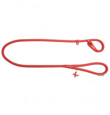 Повідець-зашморг Collar GLAMOUR кругла 10 мм 135 см червоний 33943