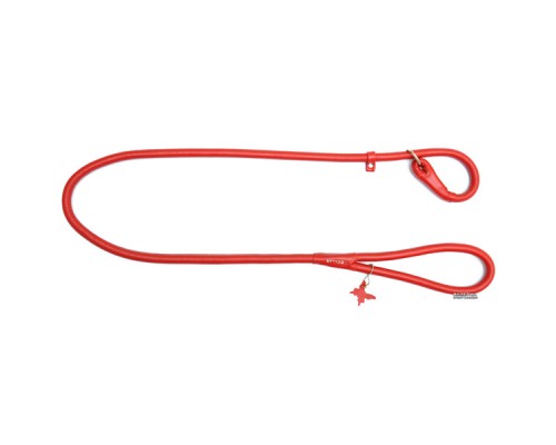 Повідець-зашморг Collar GLAMOUR кругла 10 мм 135 см червоний 33943
