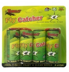 Липкая лента от мух Fly Cather упаковка 4 штуки Китай