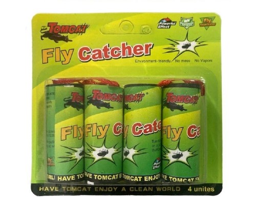 Липкая лента от мух Fly Cather упаковка 4 штуки Китай