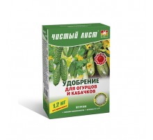 Удобрение для огурцов и кабачков "Чистый лист" кристалл 300 г Квитофор