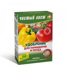 Удобрение для помидор и перца кристалл "Чистый лист" 300 гр Квитофор