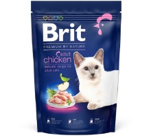 Корм для котів Brit Premium Cat Adult Chicken дорослих з куркою 300г