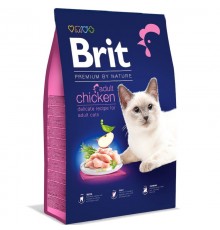 Корм для дорослих котів Brit Premium Cat Adult Chicken з куркою 1,5кг