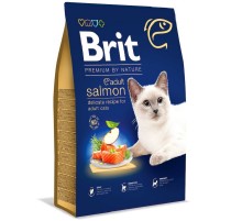 Сухой корм для котов Premium by Nature Cat Adult Salmon с лососем 1,5 кг Brit Premium