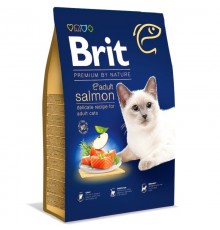 Сухой корм для котов Premium by Nature Cat Adult Salmon с лососем 1,5 кг Brit Premium