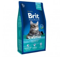 Корм для котов Брит c чувствительным пищеварением Brit Premium Cat Sensitive 1,5 кг