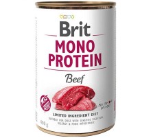 Корм для собак с чувствительным пищеварением Mono Protein Dog с говядиной 400 г Brit