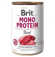 Корм для собак с чувствительным пищеварением Mono Protein Dog с говядиной 400 г Brit