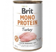 Корм для собак с чувствительным пищеварением Mono Protein Dog с индейкой 400 г Brit