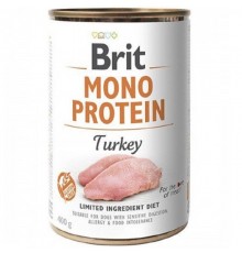 Корм для собак с чувствительным пищеварением Mono Protein Dog с индейкой 400 г Brit