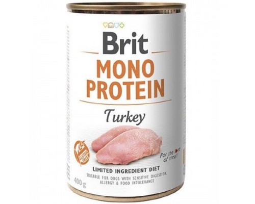 Корм для собак Бріт Brit Mono Protein Dog k з індичкой 400г