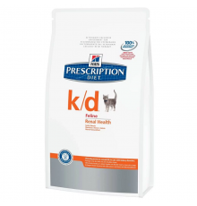 Сухой корм для котов Prescription Diet Feline k/d при заболеваниях почек 400 г Hill\'s