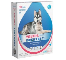 Капли на холку для собак Эффектвет Ультра 2 мл от блох вшей клещей и власоедов №5 Ветсинтез срок 06.2026