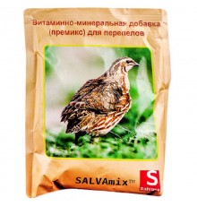Премикс для перепелов Сальвамикс витаминно-минеральная добавка 400 г Salvana