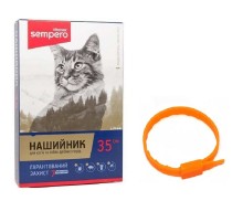 Семпер Sempero нашийник від бліх і кліщів для котів 35 см помаранчевий Vitomax 350П