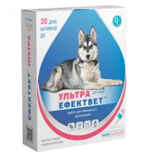 Капли на холку для собак Эффектвет Ультра 2 мл от блох вшей клещей и власоедов №5 Ветсинтез