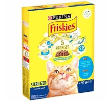 Сухой корм для стерилизованых котов Friskies Sterilized Cats с лососем тунцом и овощами 270 г Purina