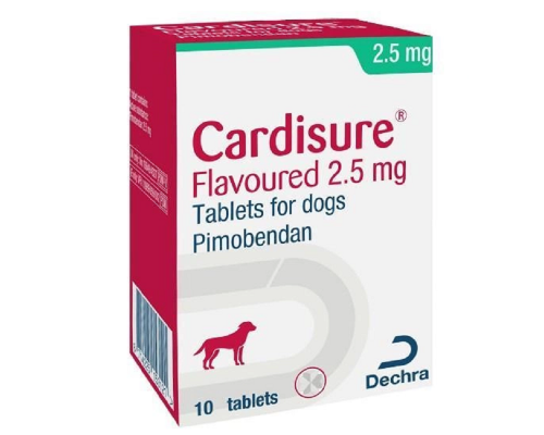 Cardisure (Кардішур) 2,5 мг при серцевої недостатності собак №10 Dechra
