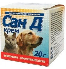 Крем Сан Д для лечения дерматозов 20 г O.L.KAR