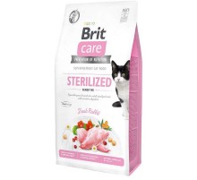 Корм Brit Care Cat сухий для стерилізованих котів з чутливим травленням Бріт Кеа Кет Грейн Фрі Стеріалайзд Сенсатів 0.4кг арт.171291			