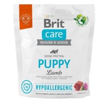 Корм Brit Care сухий для цуценят дрібних порід та лактуючих собак Бріт Кеа Грейн-Фрі Міні Паппі з ягнятиною від 4 тижнів до 10 місяців 400г арт.170774/520145			