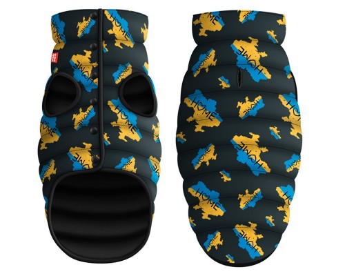 Курточка для собак WAUDOG Clothes малюнок "Дім", M45, В 61-65 см, С 38-42 см