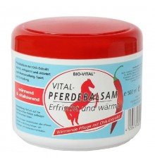 Конский гель-бальзам разогревающий для суставов и мышц Pferdebalsam Bio-Vital Chili  500 мл