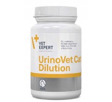 Таблетки для котов UrinoVet Cat Dilution пищевая добавка при мочекаменной болезни струвитного типа №45 VetExpert