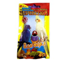 Порошок Зернятко витамины для попугаев 40 г Зернятко Ко
