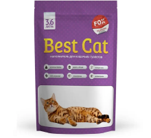Наповнювач для котячих туалетів Best Cat Purple Lawender силікагелевий з ароматом лаванди 3,6 л Fox