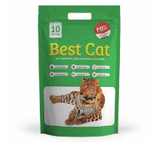 Наполнитель для кошачьих туалетов Best Cat Green apple силикагелевый с ароматом зеленого яблока 10 л Fox