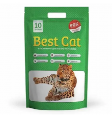 Наповнювач для котячих туалетів Best Cat Green apple силікагелевий з ароматом зеленого яблука 10 л Fox