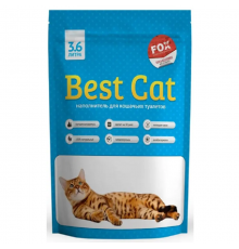 Наповнювач для котячих туалетів Best Cat Blue силікагелевий 3,6 л Fox