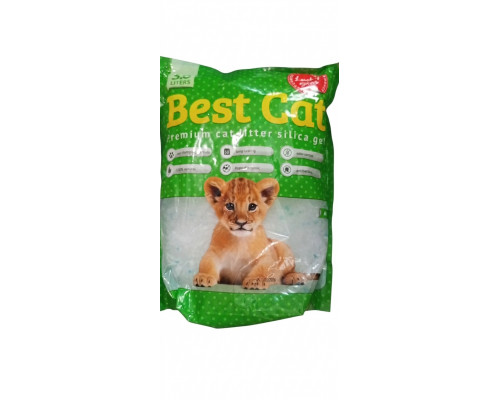 Наполнитель для кошачьих туалетов Best Cat Green apple силикагелевый с ароматом зеленого яблока 3,6 л Fox
