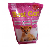 Наполнитель для кошачьих туалетов Best Cat Pink Flowers силикагелевый с ароматом розовых цветов 3,6 л Fox