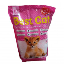 Наполнитель для кошачьих туалетов Best Cat Pink Flowers силикагелевый с ароматом розовых цветов 3,6 л Fox