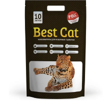 Наповнювач для котячих туалетів Best Cat White силікагелевий без аромату 10 л Fox