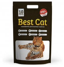 Наполнитель для кошачьих туалетов Best Cat White силикагелевый без аромата 10 л Fox