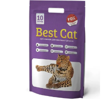 Наполнитель для кошачьих туалетов Best Cat Purple Lawender силикагелевый с ароматом лаванды 10 л Fox