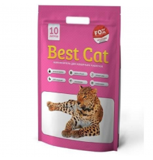 Наполнитель для кошачьих туалетов Best Cat Pink Flowers силикагелевый с ароматом розовых цветов 10 л Fox