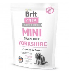 Сухой корм для собак породы йоркширский терьер Mini Grain Free Yorkshire Salmon and Tuna с лососем и тунцом 2 кг Brit Care